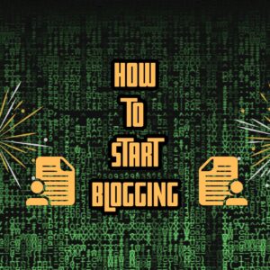 START BLOGGING